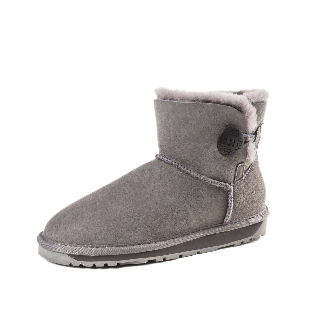 Ugg Classic Mini Button Boots (Water Resistant)-Boots-PEROZ Accessories