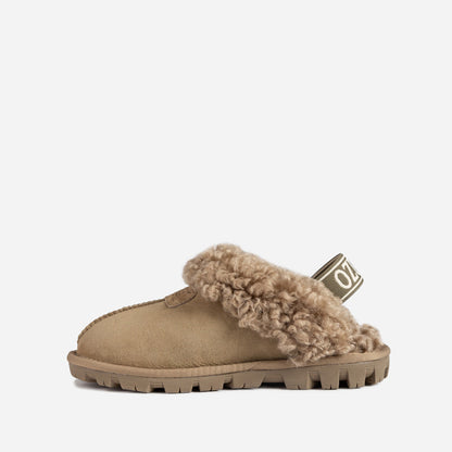 Ugg Coquette Curly Slipper (Elastic Backstrap)-LADIES UGG-PEROZ Accessories