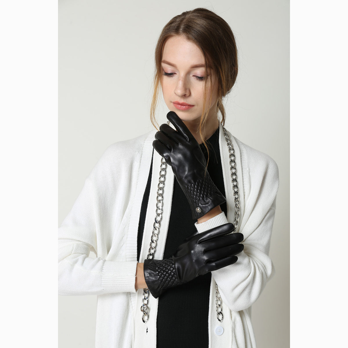 Ugg Ladies Diamond Gather Glove-Gloves-PEROZ Accessories