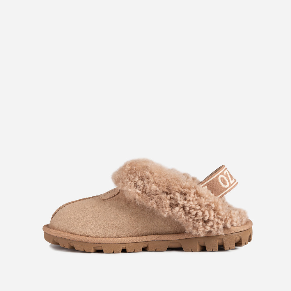 Ugg Coquette Curly Slipper (Elastic Backstrap)-LADIES UGG-PEROZ Accessories