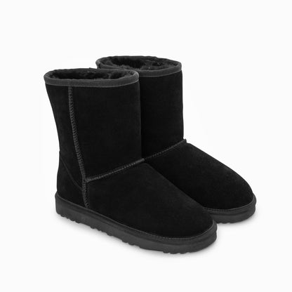 Ugg Boots Genuine Australian Sheepskin Unisex Short Classic Suede-Boots-PEROZ Accessories