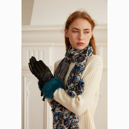 Ugg Gianna Touch Screen Fur Glove-Gloves-PEROZ Accessories