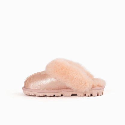 Ugg Coquette Metallic Slipper-Slippers-PEROZ Accessories