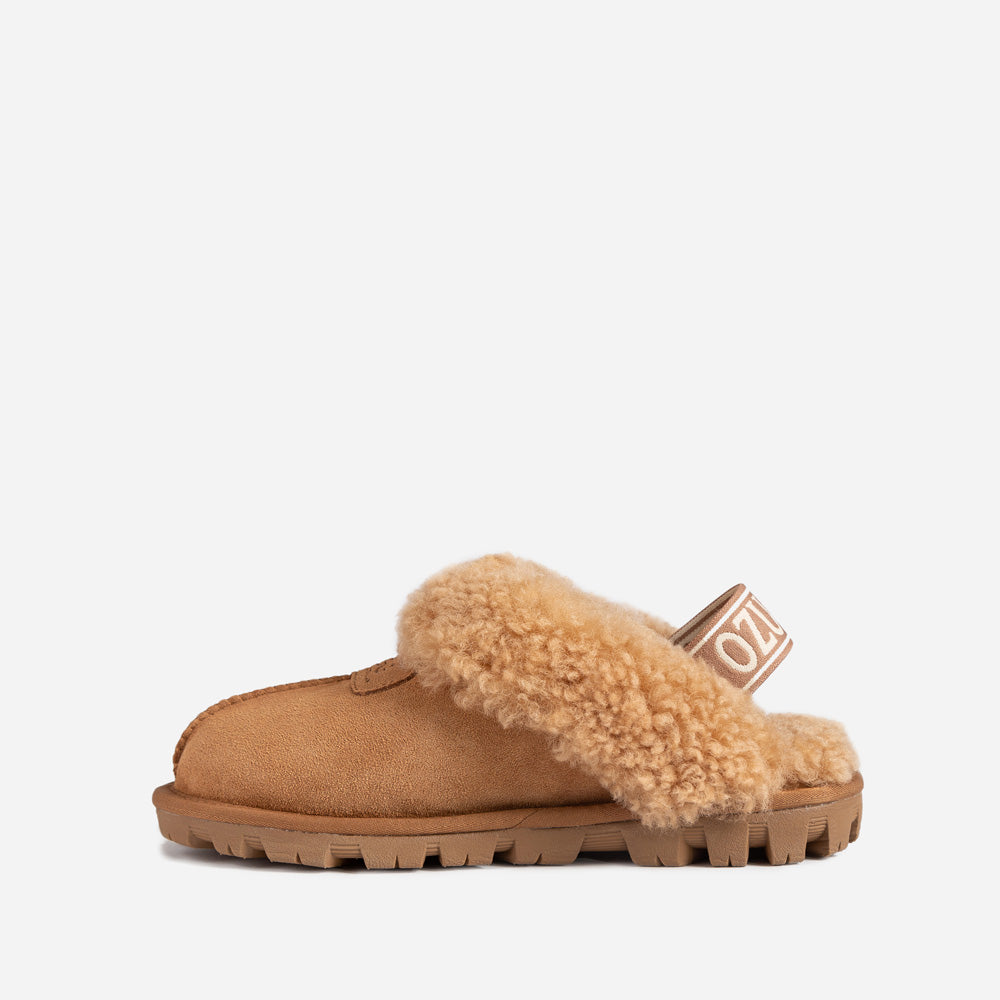 Ugg Coquette Curly Slipper (Elastic Backstrap)-LADIES UGG-PEROZ Accessories