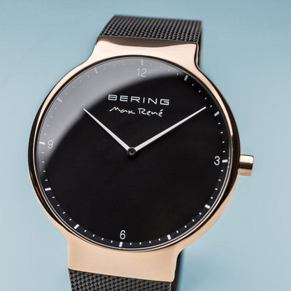 Bering Max René Polished Rose Gold Watch-PEROZ Accessories