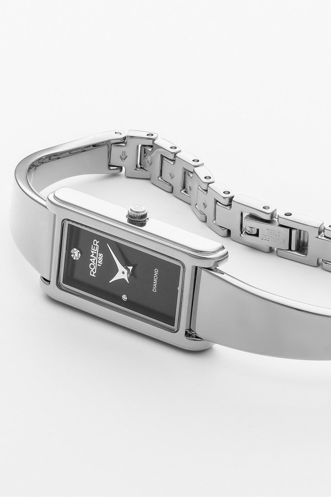 Roamer Elegance Diamond 17mm Stainless Steel Strap Watch-PEROZ Accessories