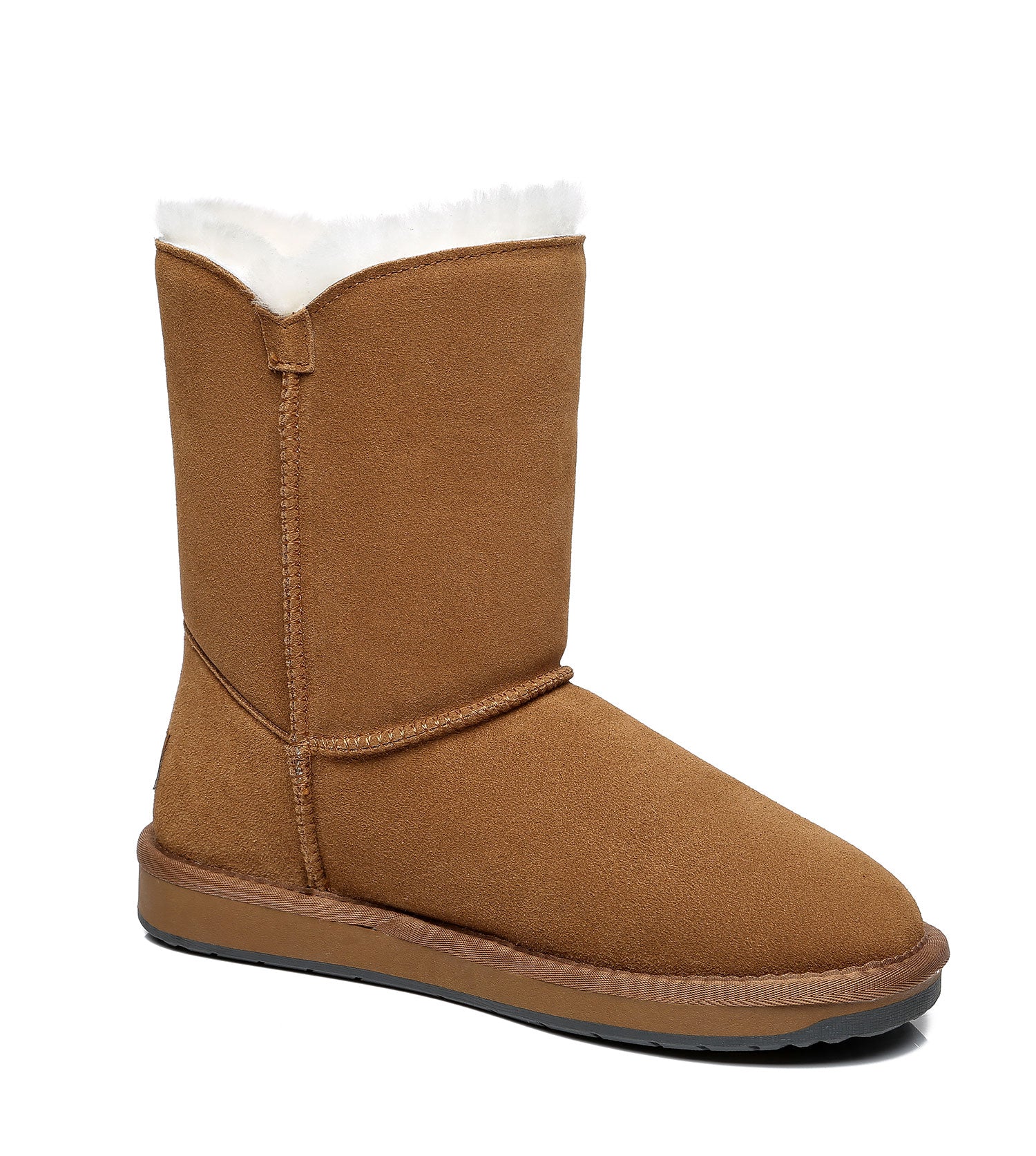 TARRAMARRA Short Button UGG Boots - 811025-Boots-PEROZ Accessories