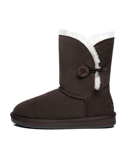 TARRAMARRA Short Button UGG Boots - 811025-Boots-PEROZ Accessories