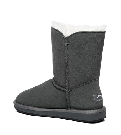 TARRAMARRA Short Button UGG Boots - 811025-Boots-PEROZ Accessories