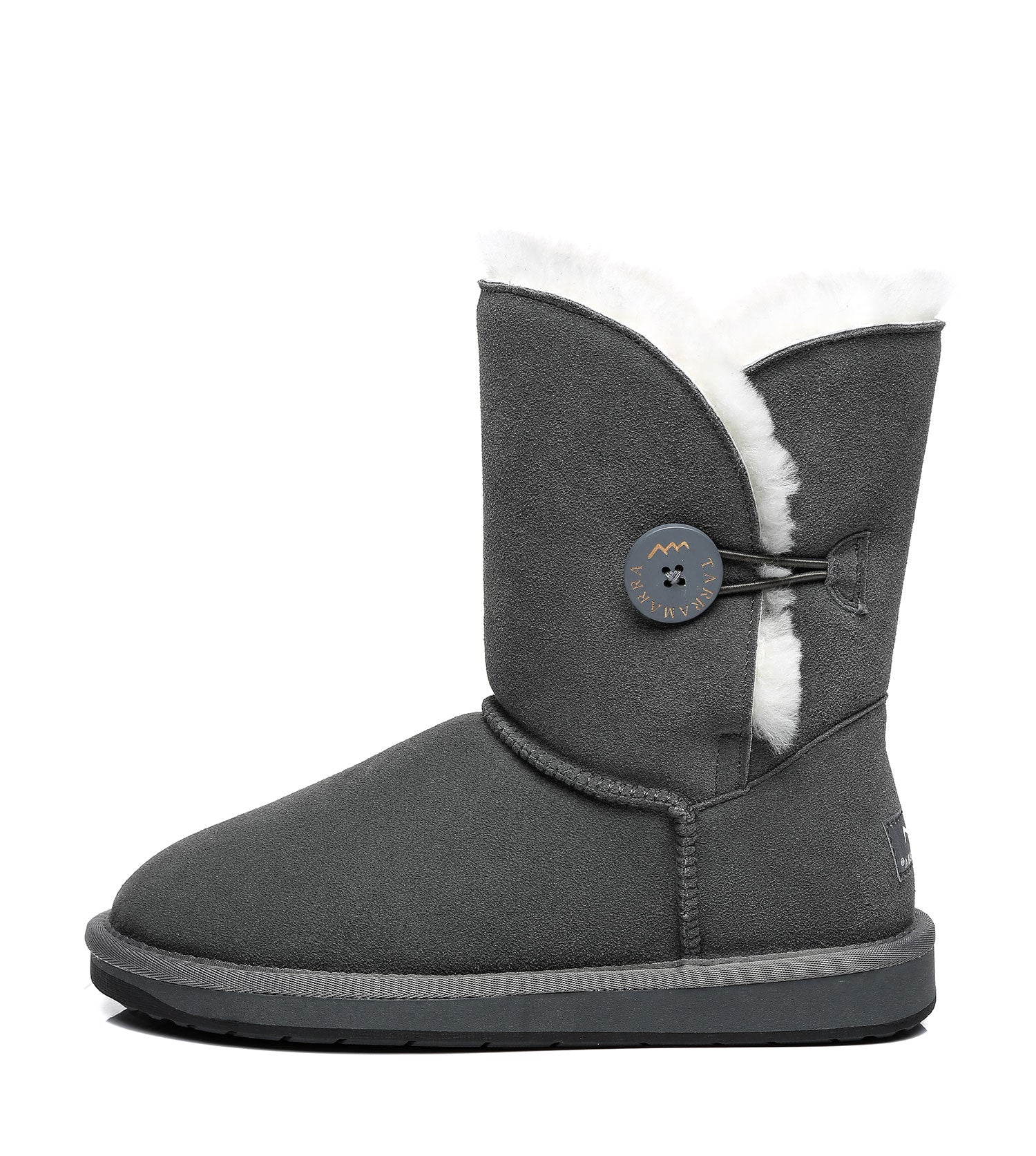 TARRAMARRA Short Button UGG Boots - 811025-Boots-PEROZ Accessories