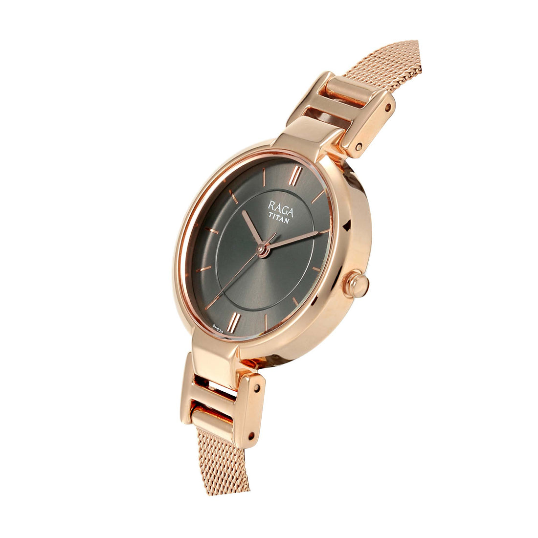 Titan Raga Viva Anthracite Dial Women Watch With Metal Strap-PEROZ Accessories