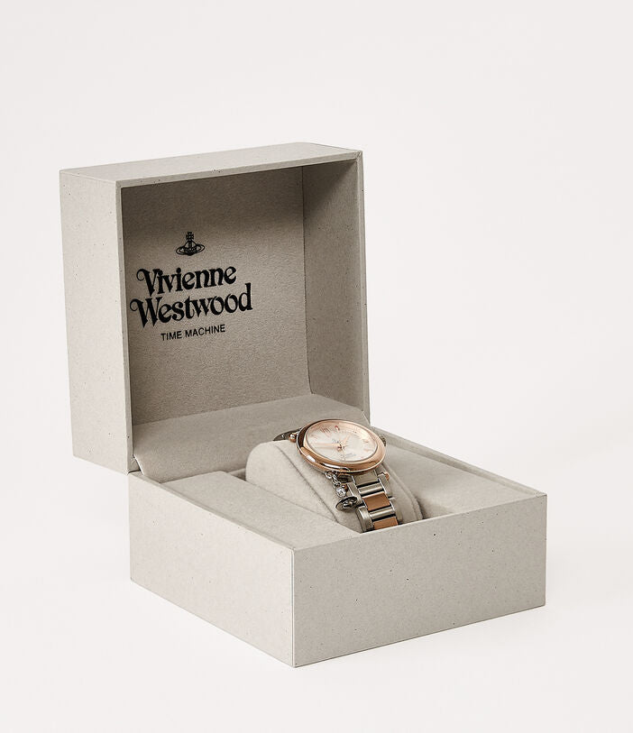 Vivienne Westwood Orb Watch Rose Gold Two Tone-PEROZ Accessories