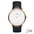 Nordgreen Native 28mm Black Leather Strap Watch-PEROZ Accessories