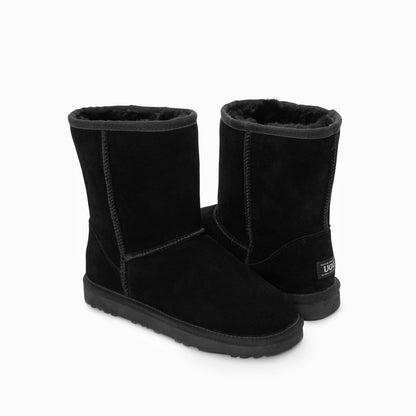 Ugg Boots Genuine Australian Sheepskin Unisex Short Classic Suede-Boots-PEROZ Accessories