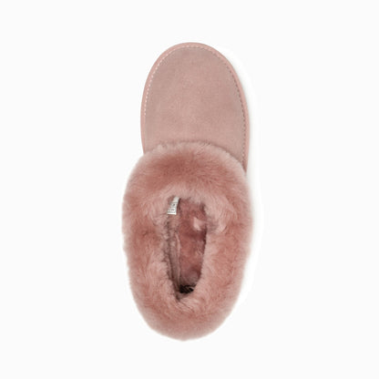 Ugg Slippers Avery Unisex Premium Sheepskin Slippers Suede-Slippers-PEROZ Accessories