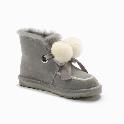 Ugg Paislee Pompom Boots-Boots-PEROZ Accessories