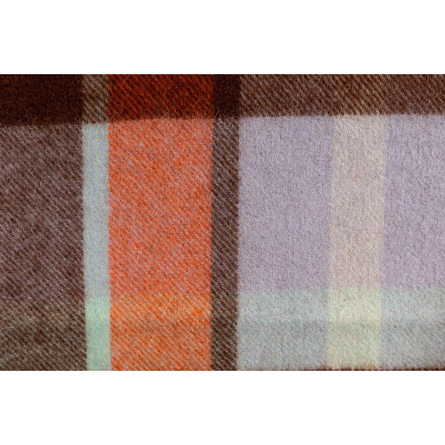 Ugg 100% Wool Scarf Maroon and Light Grey Check-Scarves-PEROZ Accessories