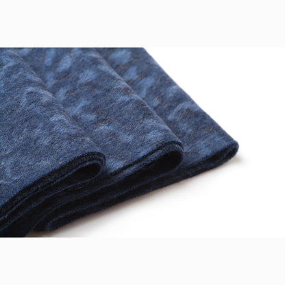Ugg Cashmere &amp; Wool Wrap Navy and Grey-Wrap-PEROZ Accessories
