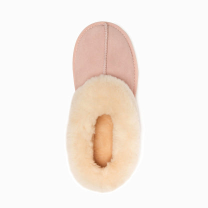 Ugg Slippers Collar Unisex Premium Sheepskin Slippers Suede-Slippers-PEROZ Accessories