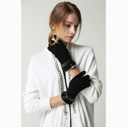 Ugg Ladies Quilted Ts Glove-Gloves-PEROZ Accessories
