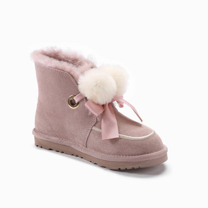 Ugg Paislee Pompom Boots-Boots-PEROZ Accessories