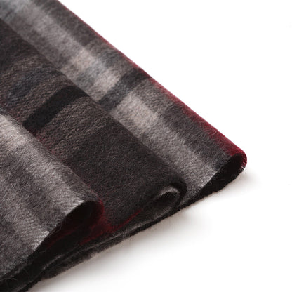 Ugg Cashmere &amp; Wool Scarf Grey and Camel (Check)-Scarves-PEROZ Accessories