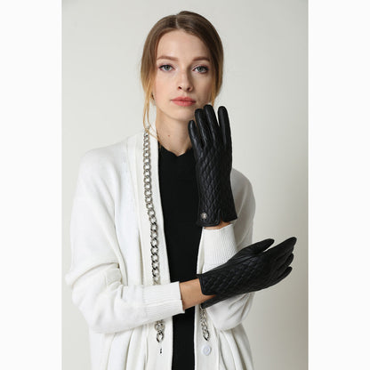 Ugg Ladies Diamond Stitch Glove-Gloves-PEROZ Accessories