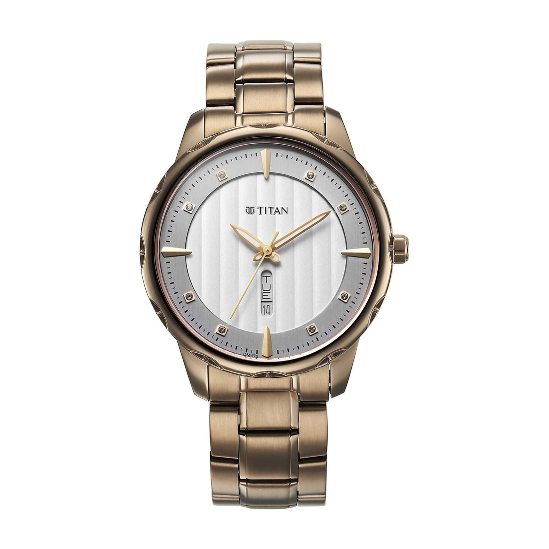 Titan Regalia Opulent White Dial Watch for Men-PEROZ Accessories