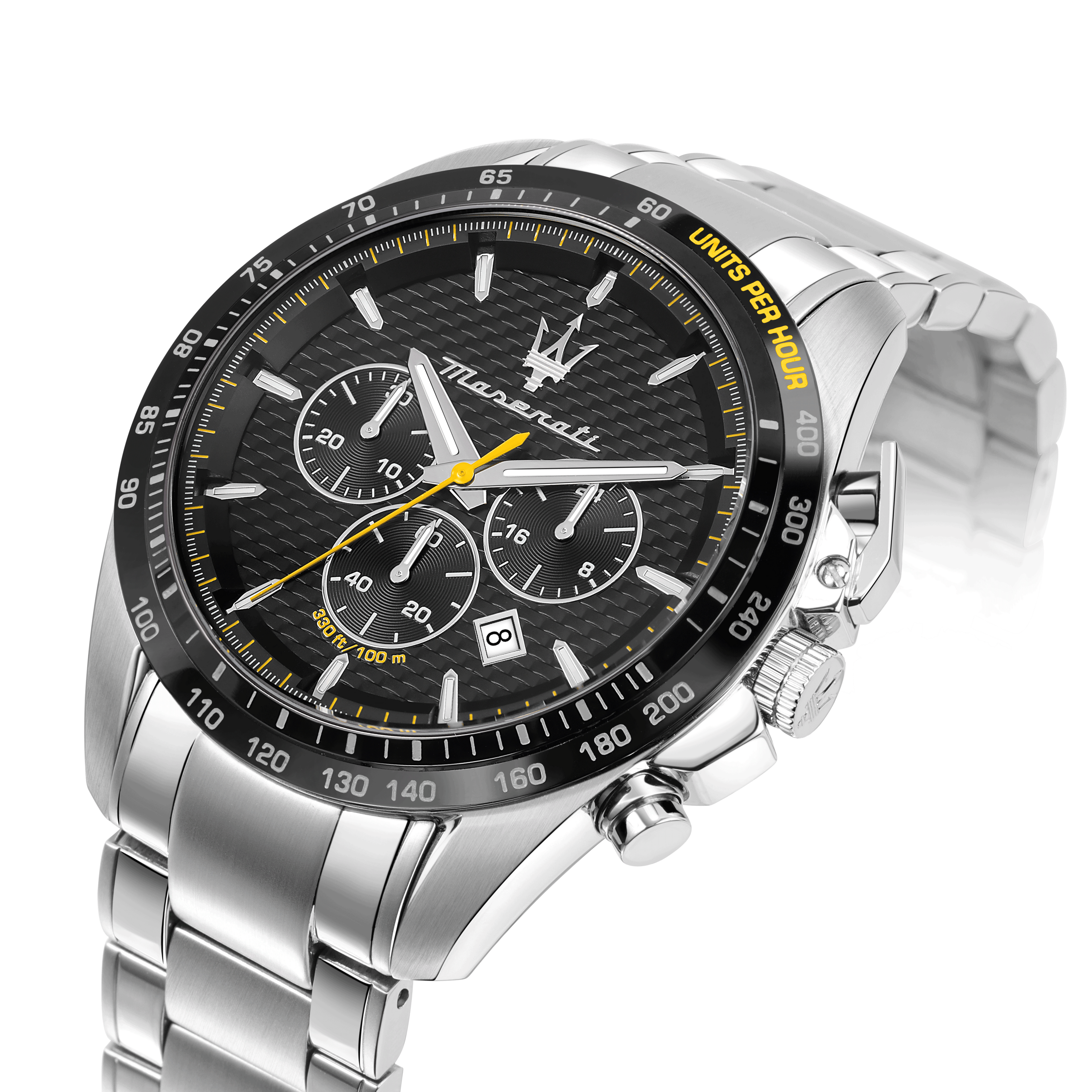 Maserati Traguardo Black Dial 45mm Chronograph-PEROZ Accessories
