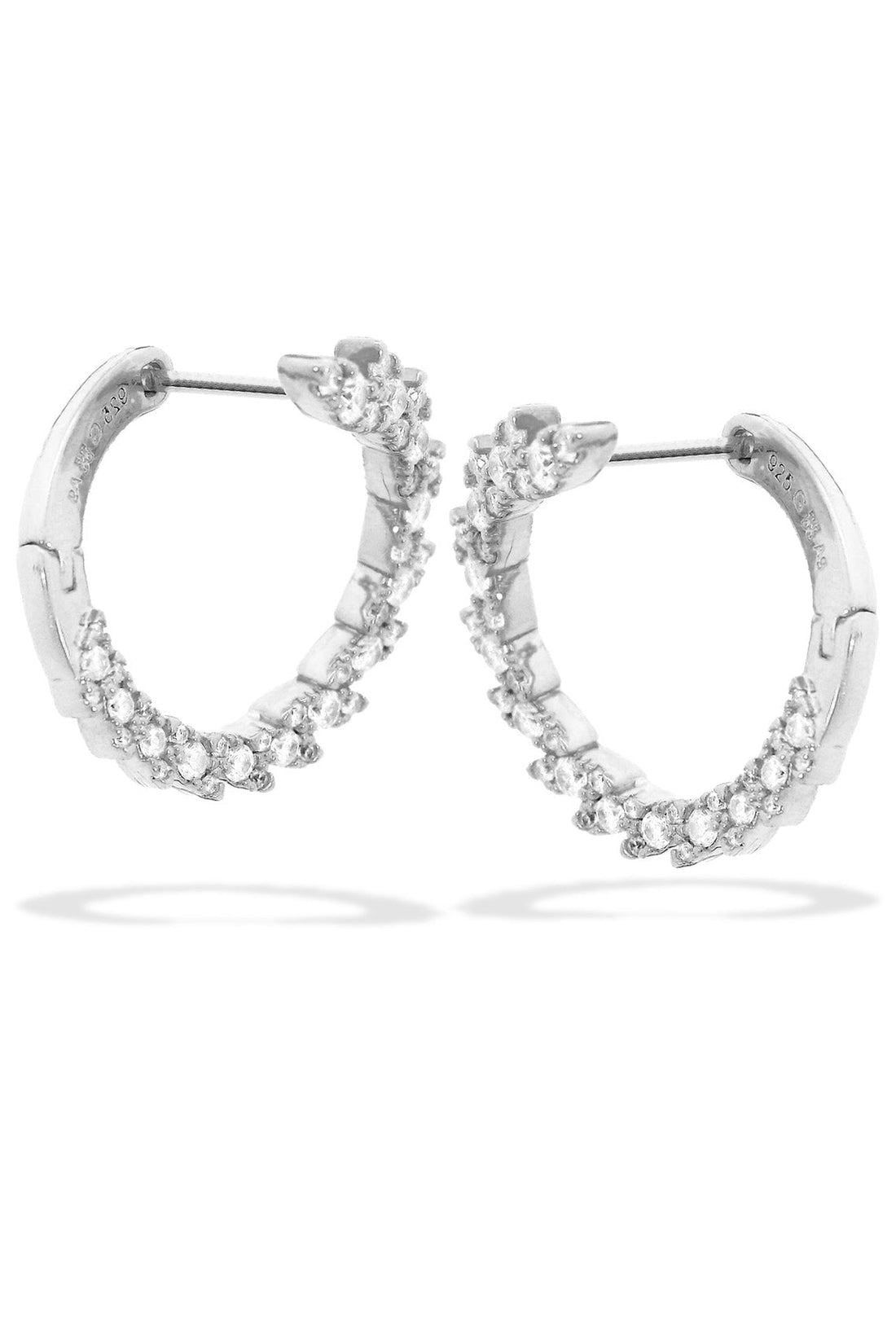 SYDNEY SOIRÉE POINT PIPER EARRINGS SILVER-PEROZ Accessories