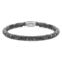 Rebel and Rose Slices - Larvakite Dark Grey 6mm Bracelet-PEROZ Accessories