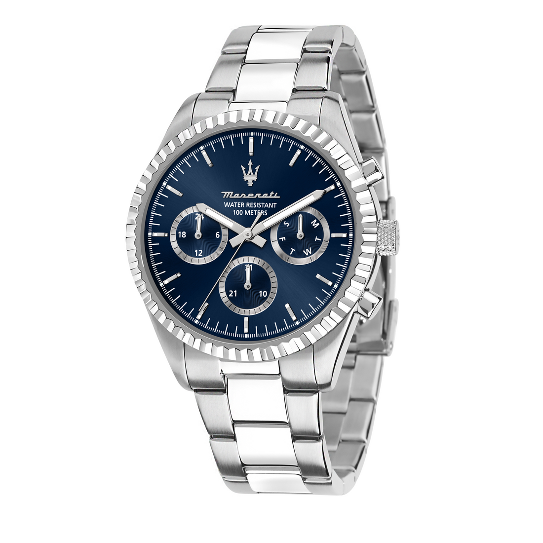 Maserati Competizione 43mm Stainless Steel Chronograph Watch-PEROZ Accessories