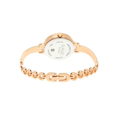 Titan Raga Viva Rose Gold Dial Women Watch With Metal Strap-PEROZ Accessories