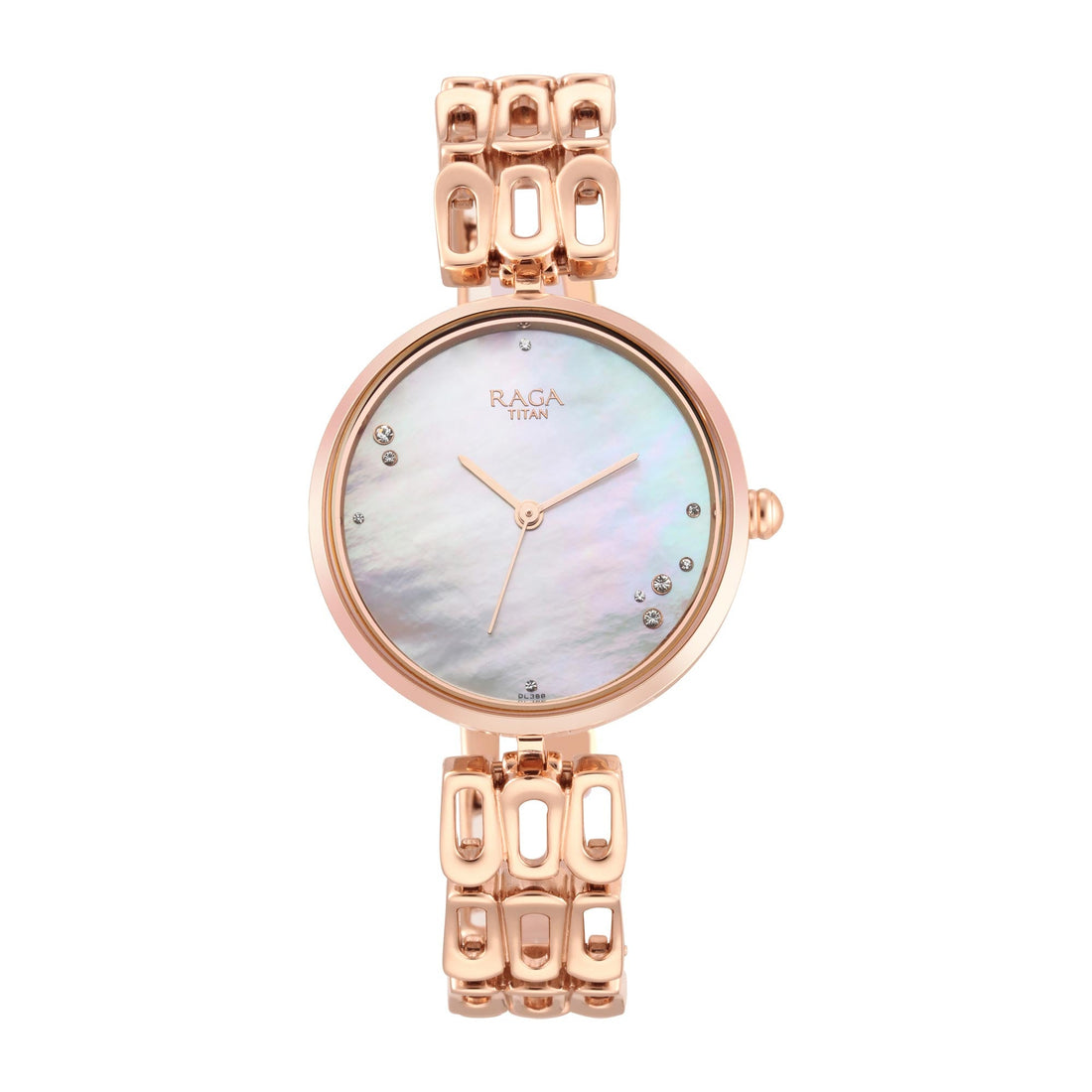 Titan Raga Chic Mother Of Pearl Dial Women Watch With Metal Strap-PEROZ Accessories