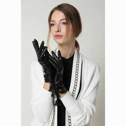 Ugg Ladies Tassle Glove-Gloves-PEROZ Accessories