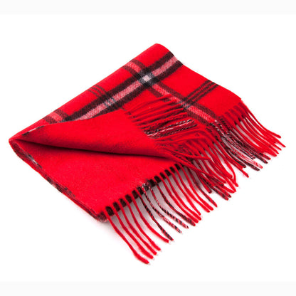 Ugg 100% Australian Merino Wool Reversible Scarf Red-Scarves-PEROZ Accessories