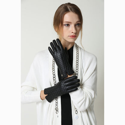 Ugg Ladies Diamond Stitch Glove-Gloves-PEROZ Accessories
