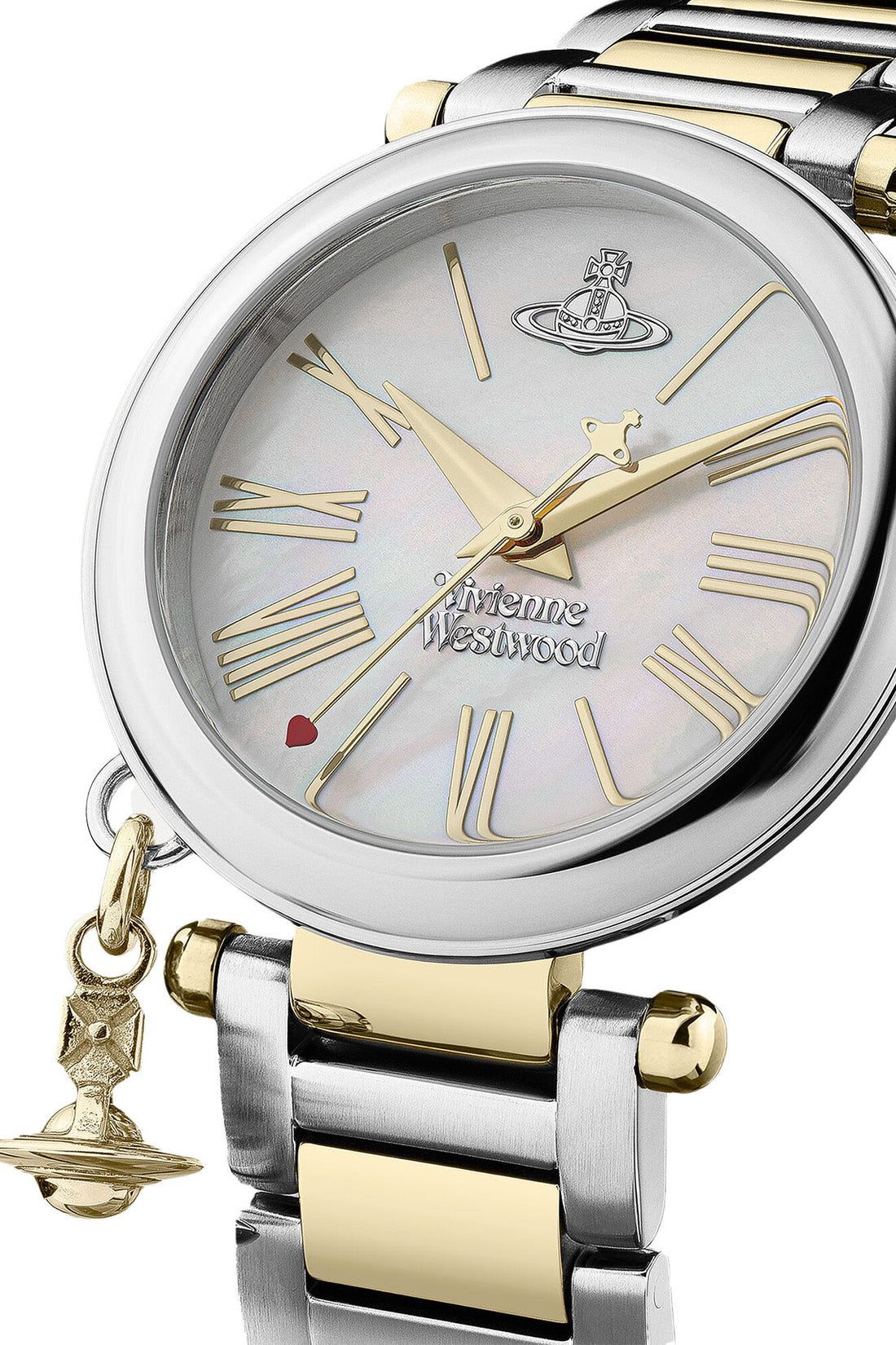 Vivienne Westwood Mother Orb Two Tone Strap Watch-PEROZ Accessories