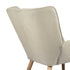 Oikiture Armchair Accent Chairs Sofa Lounge Fabric Upholstered Tub Chair Beige-Armchairs-PEROZ Accessories