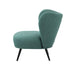 Oikiture Armchair with Lumbar Pillow Wingback Polyester linen Green-Armchair-PEROZ Accessories