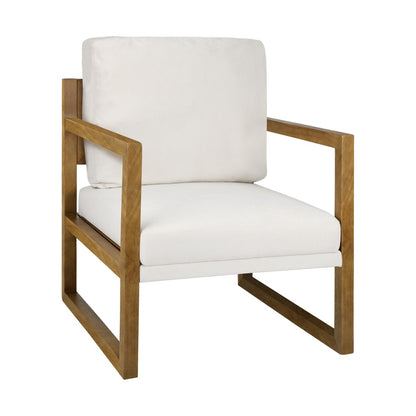 Oikiture Armchair Lounge Sofa Chair Fabric Accent Chairs Tub Armchairs Couches-Armchairs-PEROZ Accessories