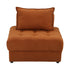 Oikiture 4 Seater Velvet Modular Sofa Lounge Chair with Backrest Brown-Armchair-PEROZ Accessories