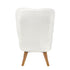 Oikiture Armchair with Ottoman Swivel Lounge Sherpa Recliner Chair Home Furniture-Armchairs-PEROZ Accessories