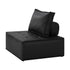Oikiture 4pcs Pu Leather Sofa Couch Louge Chair Home Furniture Black-Armchairs-PEROZ Accessories