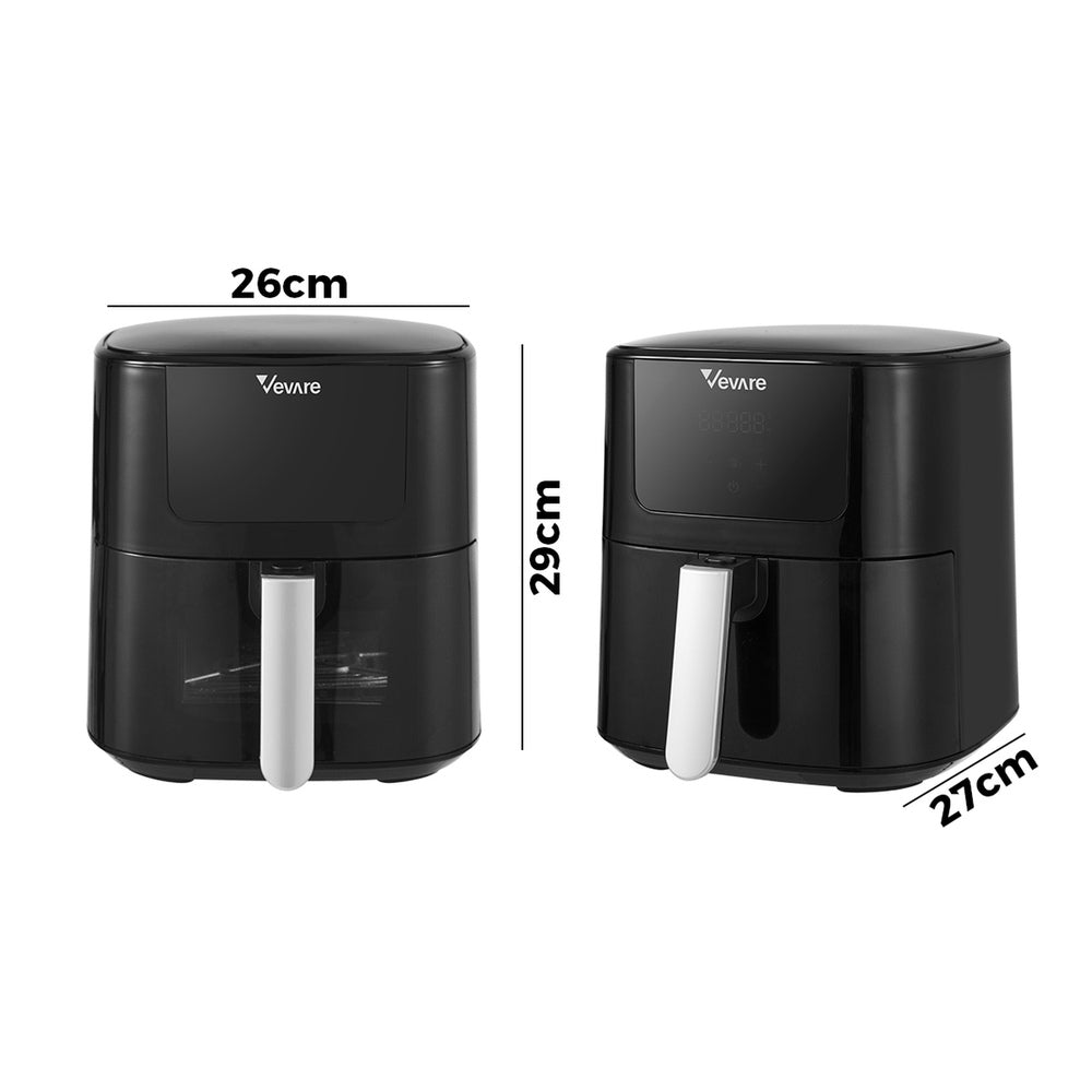 Vevare Air Fryer 5L Oven LCD Touch Oil Free Cooker 1500W