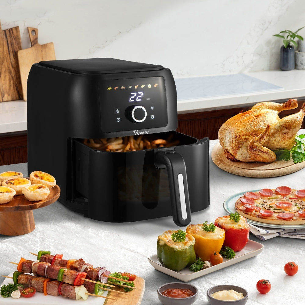 Vevare Air Fryer 8L Oven Digital Touch Oil Free Cooker 1700W