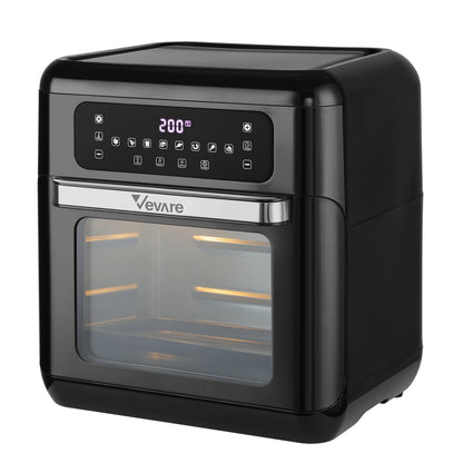 Vevare Air Fryer 12L Oven LCD Touch Oil Free Cooker 1500W-Air Fryer-PEROZ Accessories