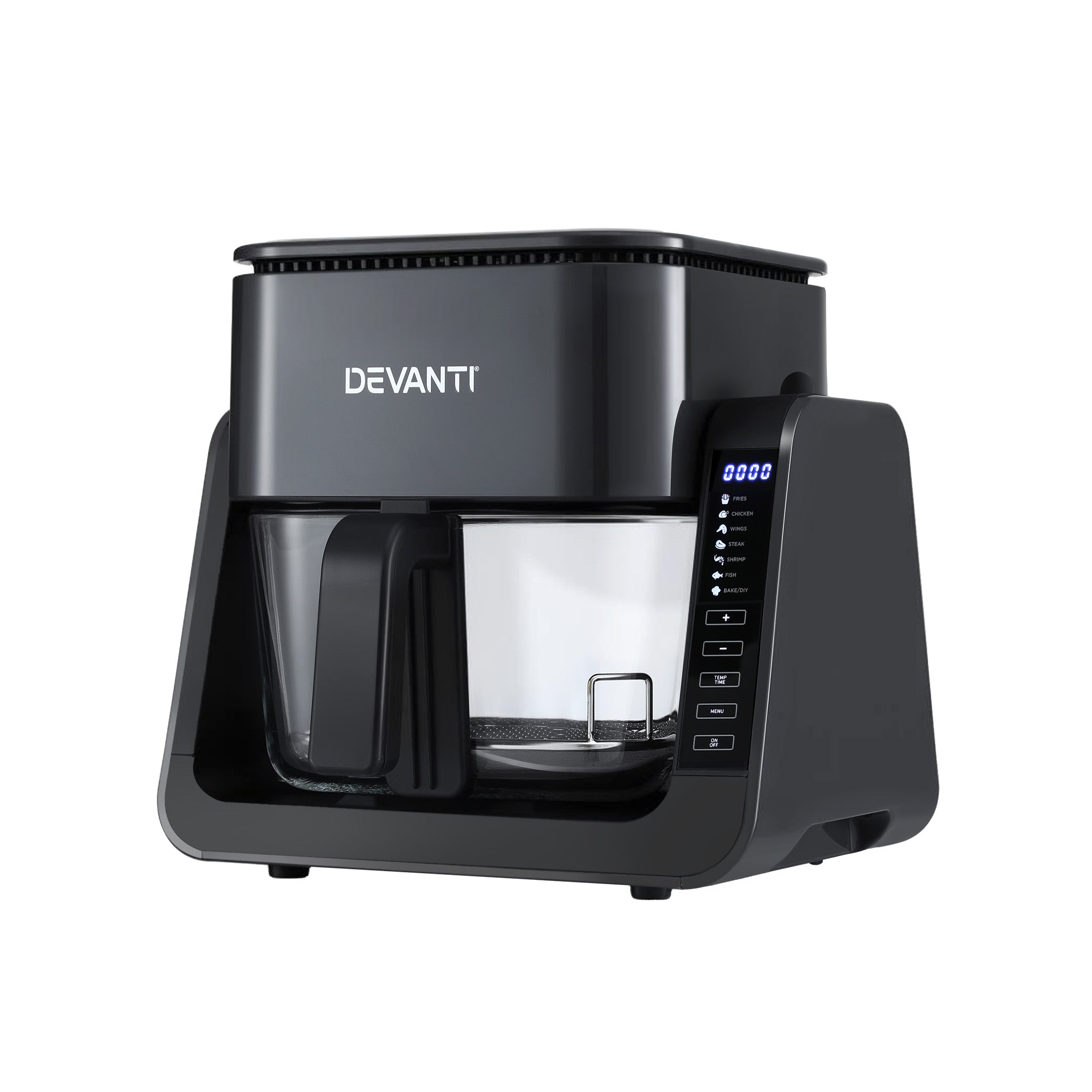 Devanti 2-IN-1 Air Fryer 5.5L Dual Zone Fryers Electric Cooker with Top BBQ Grill &amp; Bot-Appliances > Kitchen Appliances > Air Fryers-PEROZ Accessories