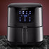 Devanti Air Fryer 7L LCD Fryers Black-Air Fryers-PEROZ Accessories