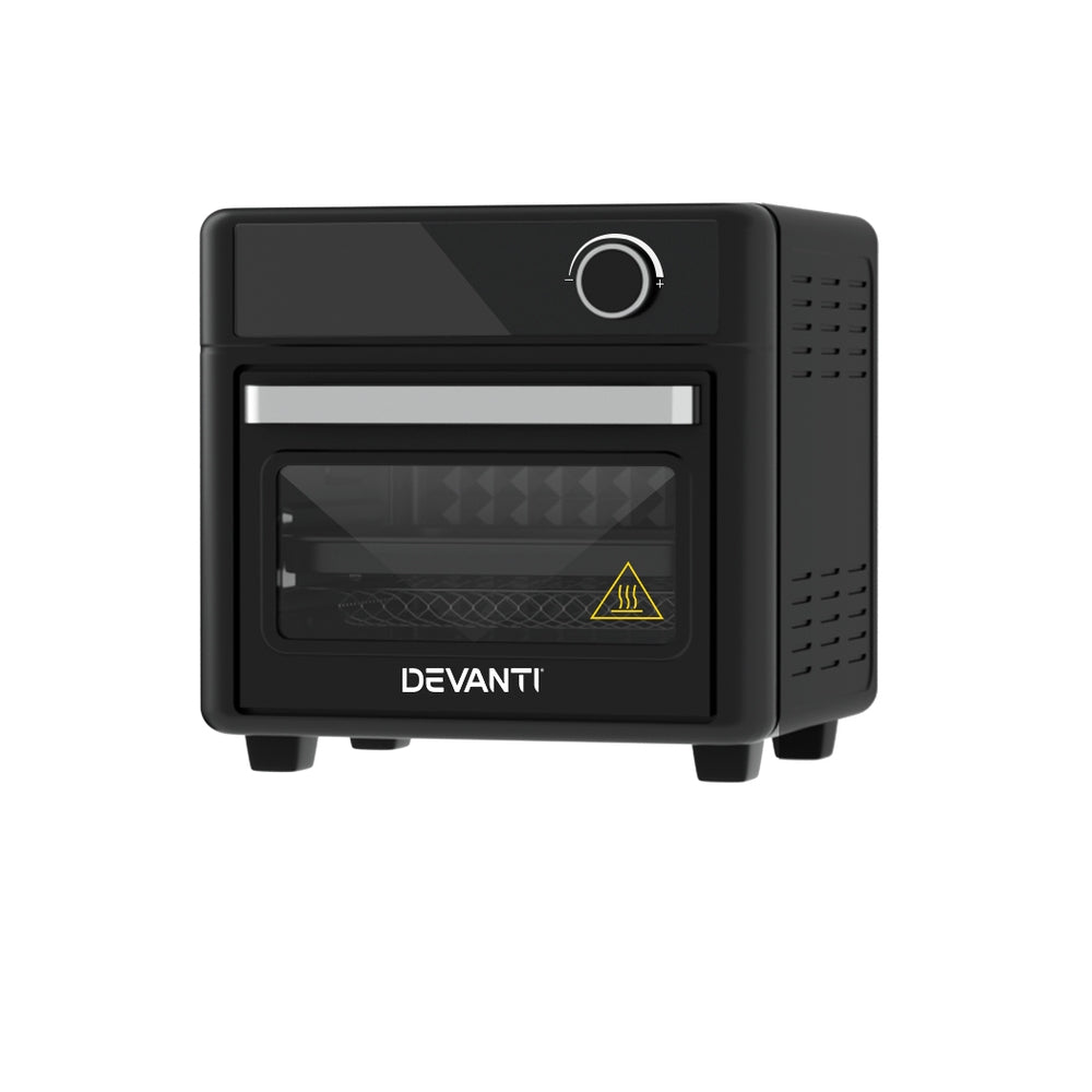 Devanti Air Fryer 15L LCD Fryers Oven-Appliances &gt; Kitchen Appliances-PEROZ Accessories